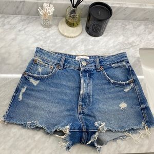 Zara denim shorts